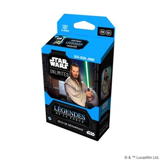 Star Wars Unlimited - Les Légendes de la Force - Decks de démarrage - Qui-Gon Jinn (Francais) Star Wars Unlimited - Les Légendes de la Force - Decks de démarrage - Qui-Gon Jinn (Francais)
