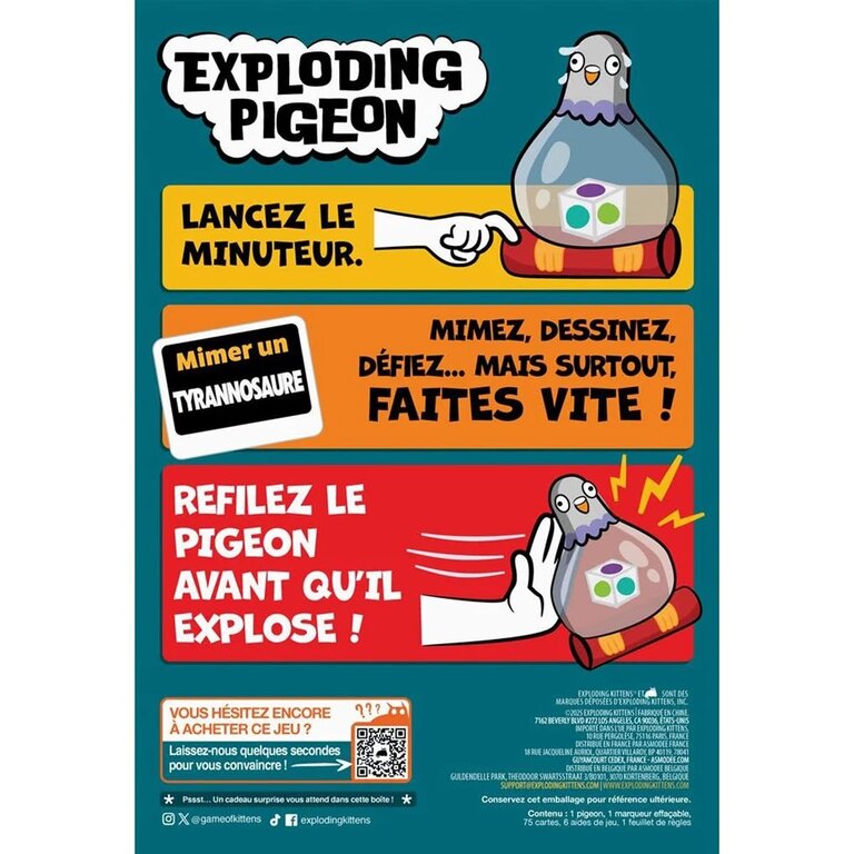 Exploding Pigeon (French)