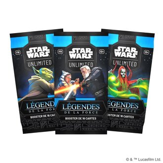 Star Wars Unlimited - Les Légendes de la Force - Booster Pack (Francais) Star Wars Unlimited - Les Légendes de la Force - Booster Pack (Francais)