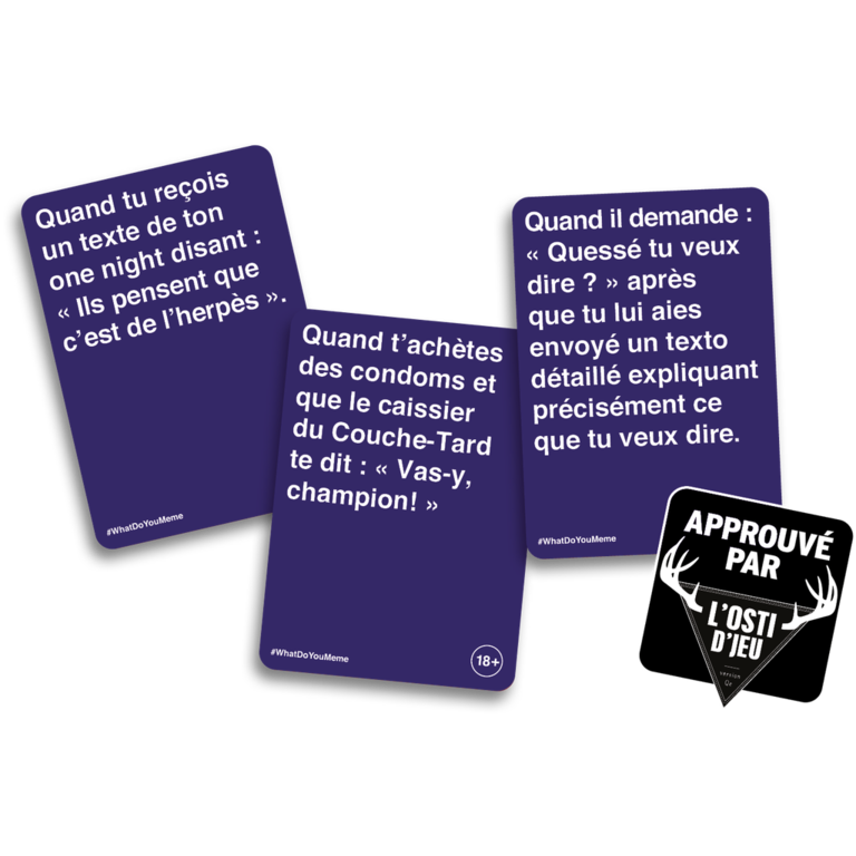 What Do You Meme - Édition québécoise - Extension 18 ans et + (Français) [PRÉCOMMANDE]