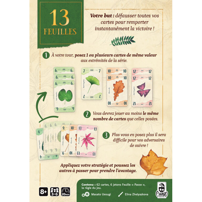 13 feuilles (French)