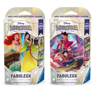 Ravensburger Disney Lorcana - Fabuleux - 2 decks de démarrage (Français)