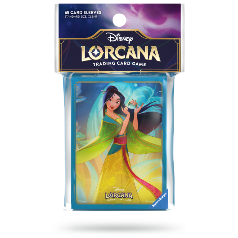Ravensburger Disney Lorcana - Matte Sleeves - Standard Size - 65 unités - Mulan