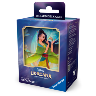 Ravensburger Disney Lorcana - Deck Box - Mulan - 80ct. Ravensburger Disney Lorcana - Deck Box - Mulan - 80ct.