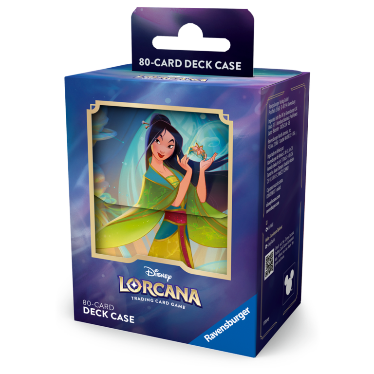Ravensburger Disney Lorcana - Deck Box - Mulan - 80ct.