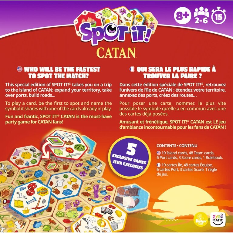 Spot it! - Catan (Multilingue)