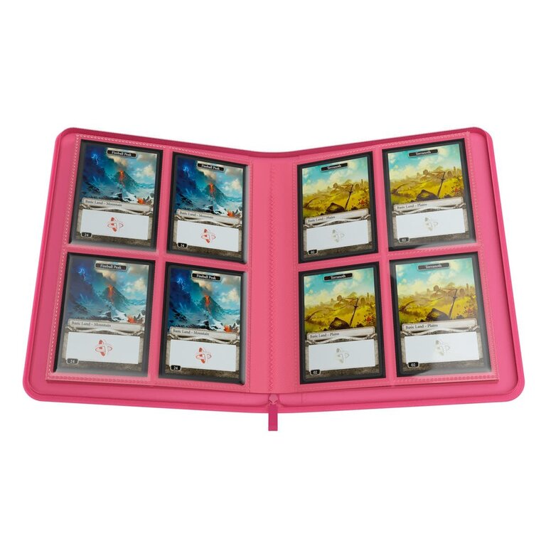 Gamegenic (Gamegenic) Zip-Up Album - 8-Pocket - Pink