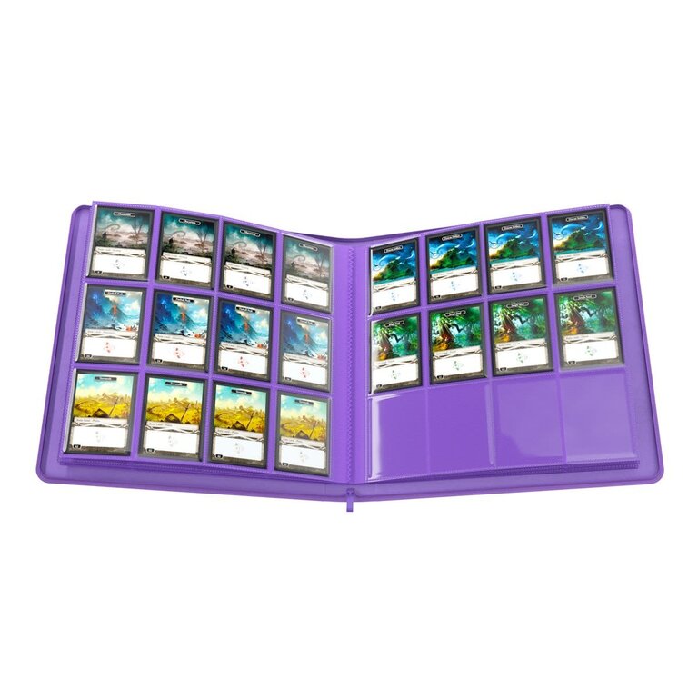 Gamegenic (Gamegenic) Zip-Up Album - 24-Pocket - Purple