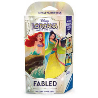 Ravensburger Disney Lorcana - Fabled - Starter Deck - Ariel/Mulan (English)