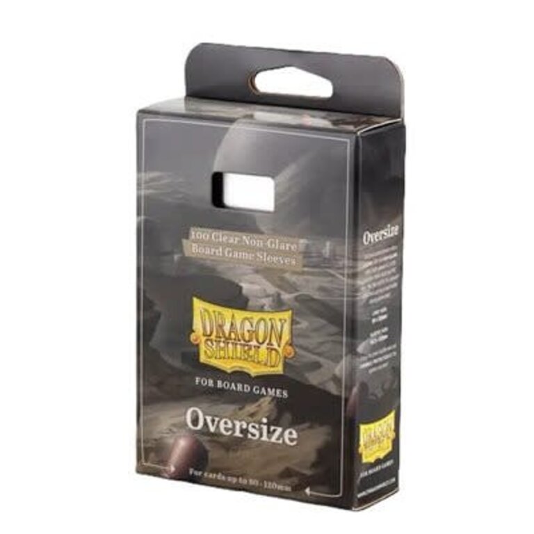 Dragon Shield (Dragon Shield) Clear Non-Glare Board Game Sleeves - 100 Unités - Oversize