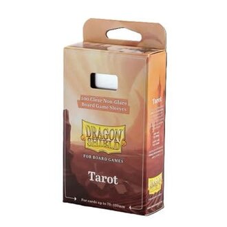 Dragon Shield (Dragon Shield) Clear Non-Glare Board Game Sleeves - 100 Unités - Tarot Dragon Shield (Dragon Shield) Clear Non-Glare Board Game Sleeves - 100 Unités - Tarot