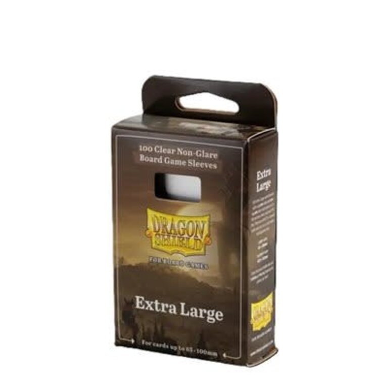 Dragon Shield (Dragon Shield) Clear Non-Glare Board Game Sleeves - 100 Unités - Extra Large
