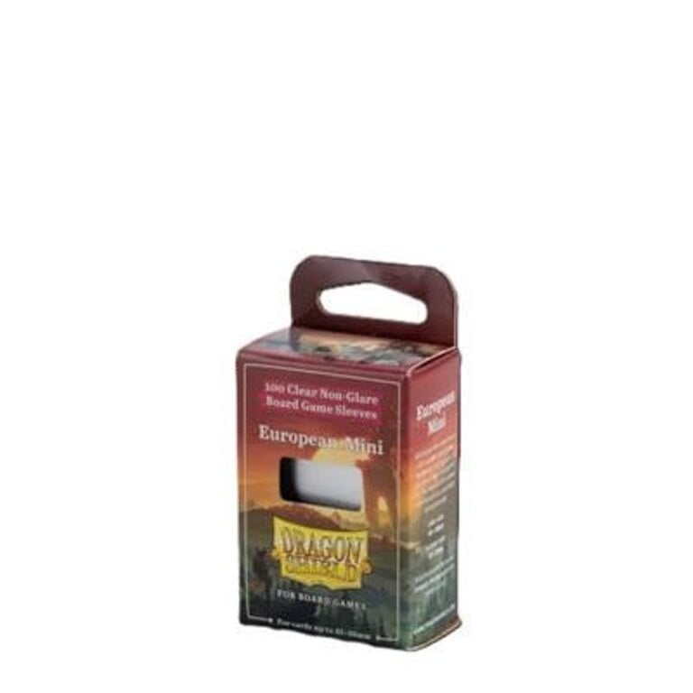 Dragon Shield (Dragon Shield) Clear Non-Glare Board Game Sleeves - 100 Unités - European Mini