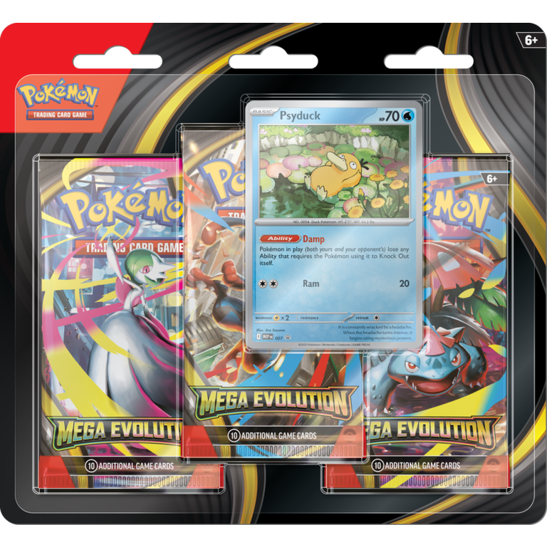 Pokémon Pokémon - Mega Evolution (1) - 3pk Blister - Psyduck (Anglais)