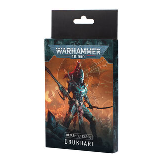 Drukhari Datasheet Cards (Anglais)
