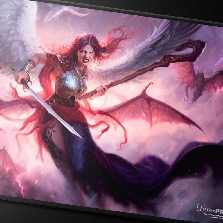 Ultra Pro (UP) - Playmat - Commander Series - Three Colour Wedge - Black Stitched - Kaalia*