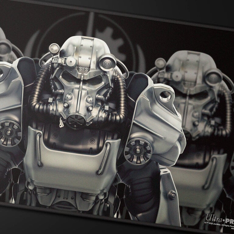 Ultra Pro (UP) - Playmat - Fallout - Black Stitched - Brotherhood of Steel*