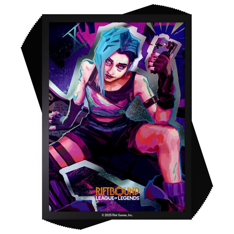 Riftbound - League of Legends - Sleeves - Jinx - 100 unités