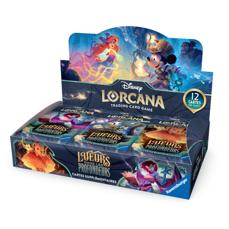 Ravensburger Disney Lorcana - Lueurs dans les profondeurs - Booster Box (Français) [PRÉCOMMANDE]