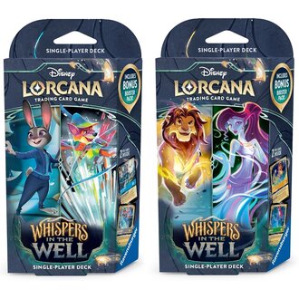 Ravensburger Disney Lorcana - Whispers in the Well - Bundle of 2 Starter Decks (Anglais) [PRÉCOMMANDE]