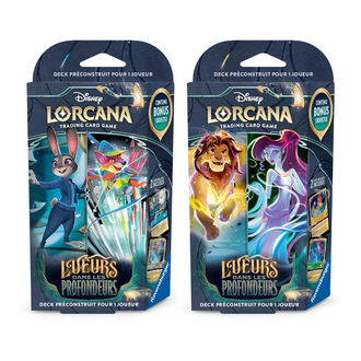 Ravensburger Disney Lorcana - Lueurs dans les profondeurs - 2 decks de démarrage (French) [PREORDER]