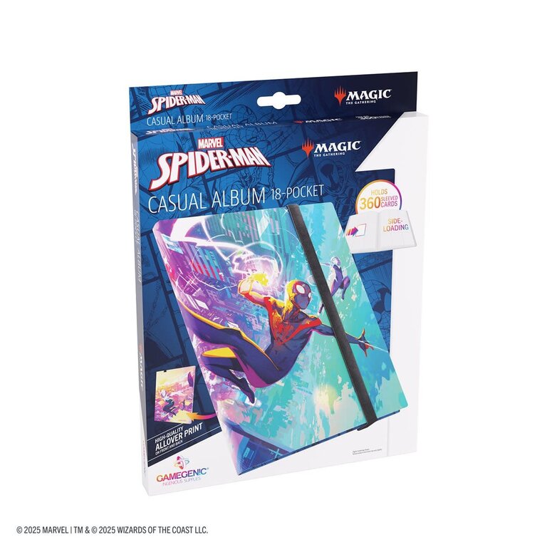 Gamegenic (Gamegenic) Casual Album - 18-pocket - Marvel's Spider-Man - Spider-Man/Spider-Gwen