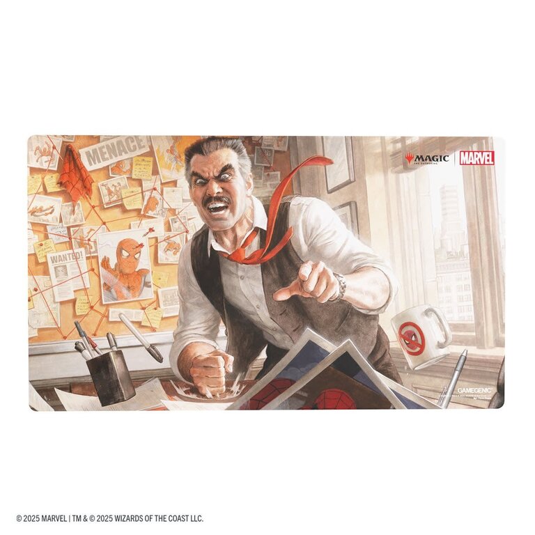 Gamegenic (Gamegenic) Stitched Playmat - Marvel's Spider-Man - J. Jonah Jameson