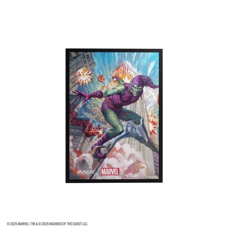 Gamegenic (Gamegenic) Premium Art Sleeves - Marvel's Spider-Man - Green Goblin - 105 Unités - 66mm x 92mm