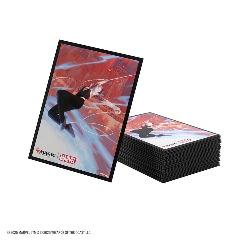 Gamegenic (Gamegenic) Premium Art Sleeves - Marvel's Spider-Man - Spider-Gwen - 105 Unités - 66mm x 92mm