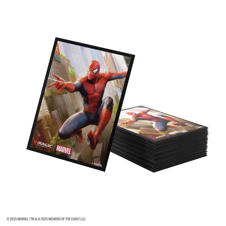 Gamegenic (Gamegenic) Premium Art Sleeves - Marvel's Spider-Man - Spider-Man - 105 Unités - 66mm x 92mm