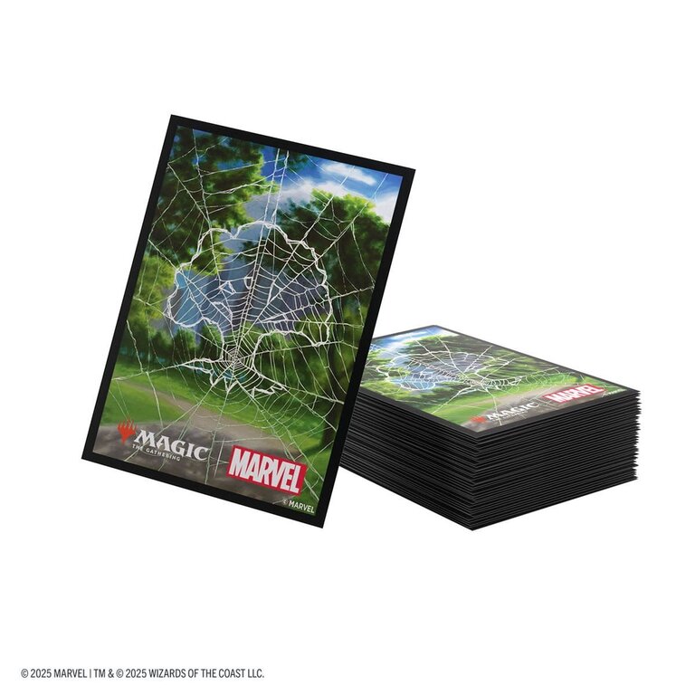 Gamegenic (Gamegenic) Premium Art Sleeves - Marvel's Spider-Man - Spider-Man Forest - 105 Unités - 66mm x 92mm