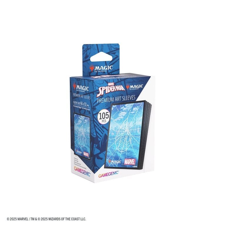 Gamegenic (Gamegenic) Premium Art Sleeves - Marvel's Spider-Man - Spider-Man Island - 105 Unités - 66mm x 92mm