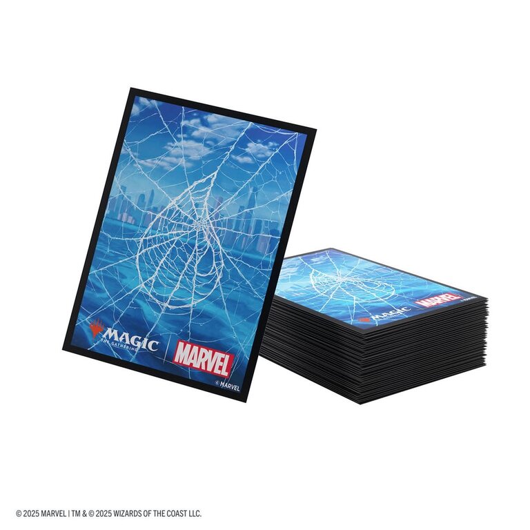 Gamegenic (Gamegenic) Premium Art Sleeves - Marvel's Spider-Man - Spider-Man Island - 105 Unités - 66mm x 92mm