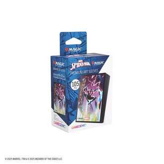 Gamegenic (Gamegenic) Premium Art Sleeves - Marvel's Spider-Man - Miles Morales - 105 Unités - 66mm x 92mm
