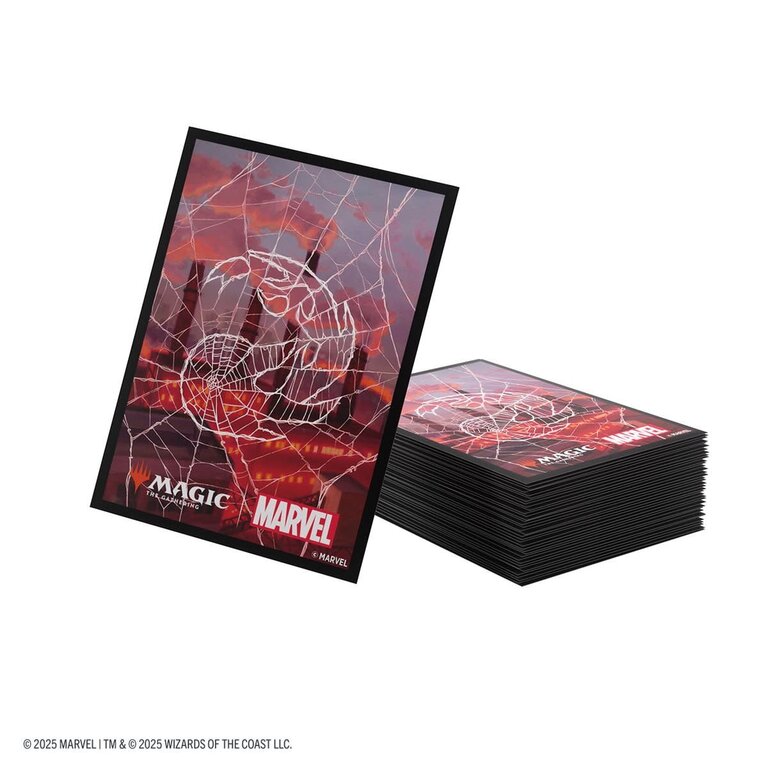 Gamegenic (Gamegenic) Premium Art Sleeves - Marvel's Spider-Man - Spider-Man Mountain - 105 Unités - 66mm x 92mm