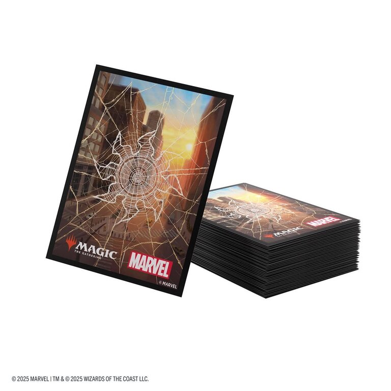 Gamegenic (Gamegenic) Premium Art Sleeves - Marvel's Spider-Man - Spider-Man Plains - 105 Unités - 66mm x 92mm