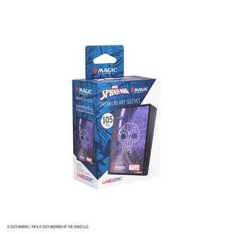 Gamegenic (Gamegenic) Premium Art Sleeves - Marvel's Spider-Man - Spider-Man Swamp - 105 Unités - 66mm x 92mm