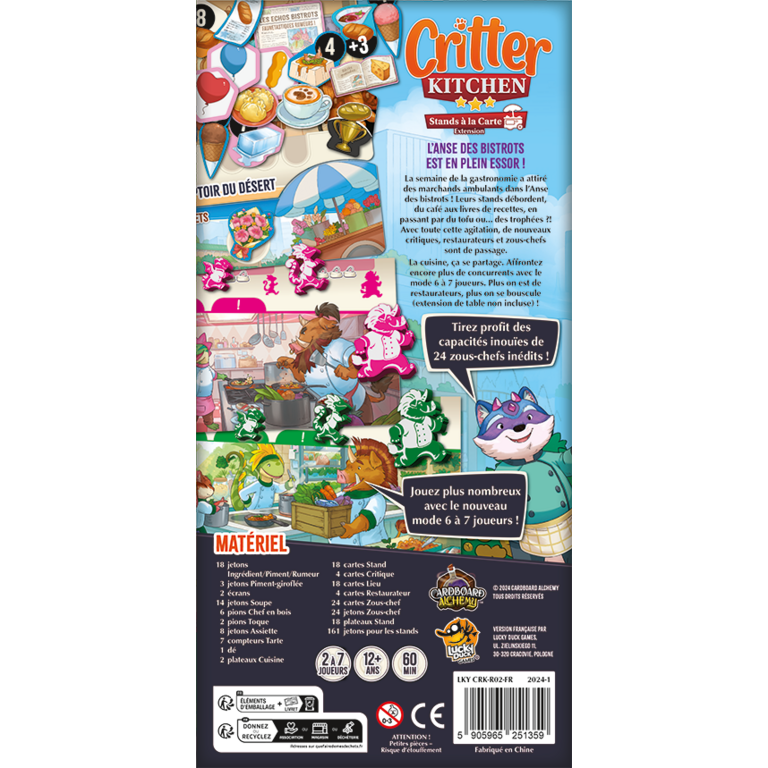 Critter Kitchen - Stands à la carte (Français)