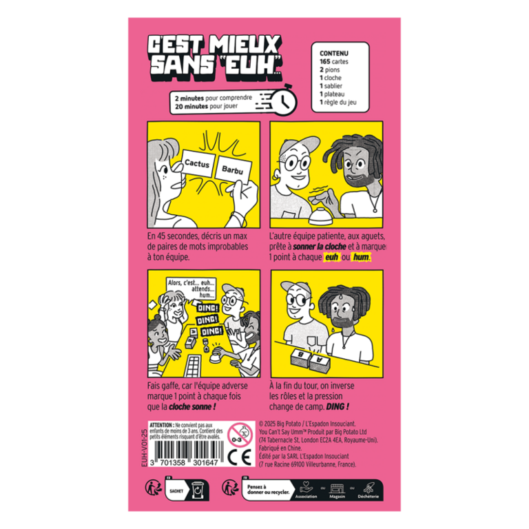 C'est mieux sans ''euh''... (Français)