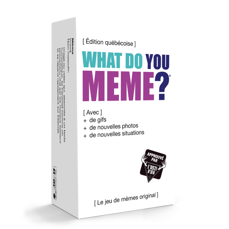 What Do You Meme - GIF - Édition Québécoise (French)