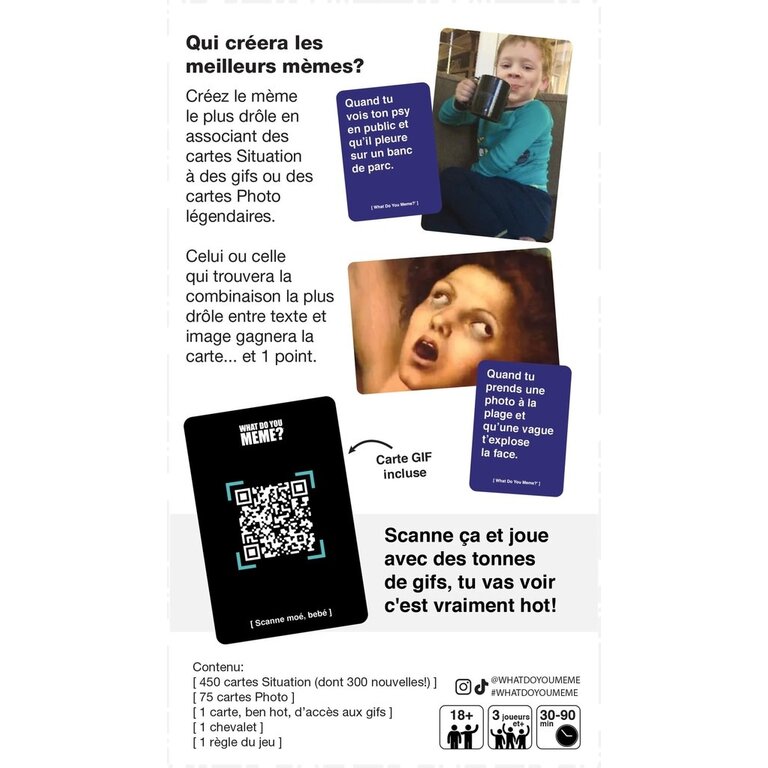 What Do You Meme - GIF - Édition Québécoise (French)