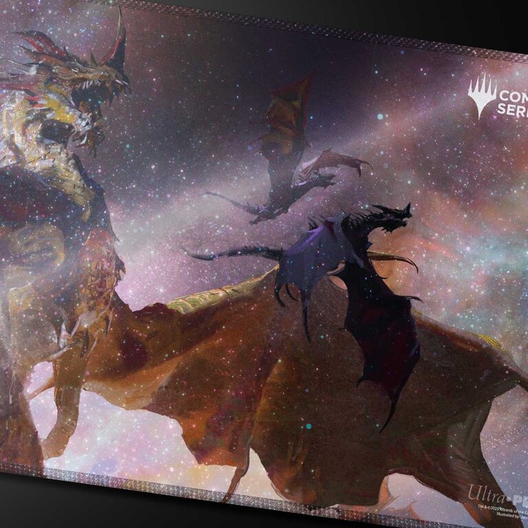 (UP) - Playmat - Commander Series - Three Colour Wedge - Holofoil - Ur-Dragon*