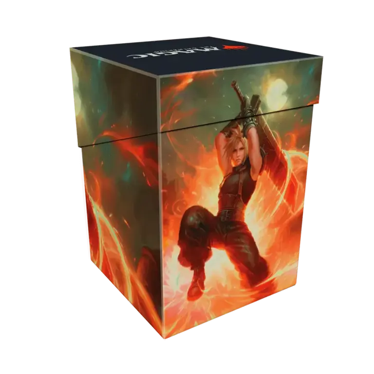 (UP) - MTG 100+ Deck Box - Cloud, Ex-Soldier (Commander)*