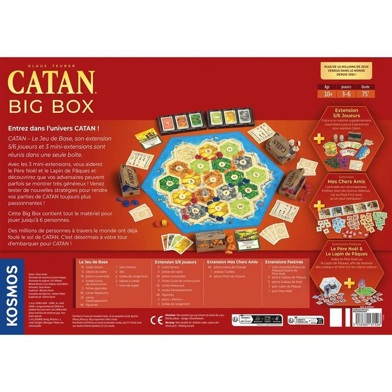 Catan - Big Box - 6ième édition (Français)