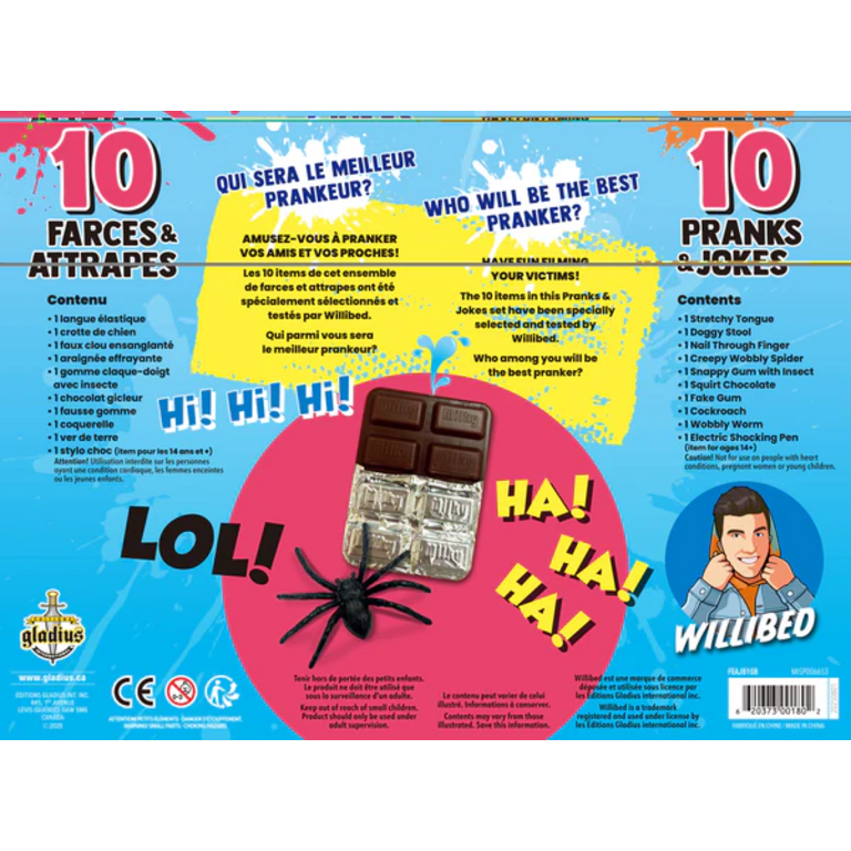 Willibed - 10 farces & attrapes