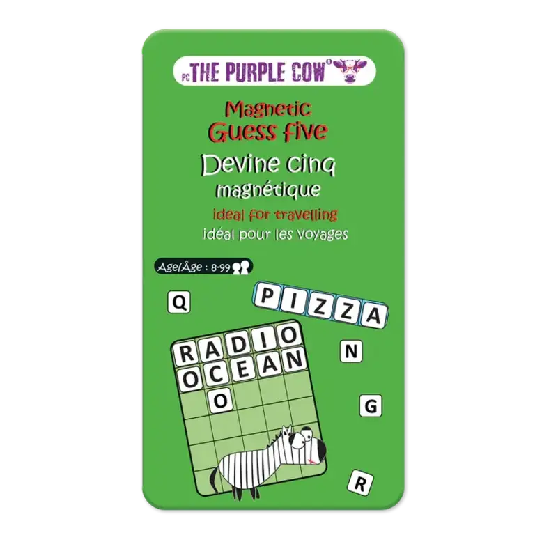 The Purple Cow Devine cinq magnétique (Multilingual)