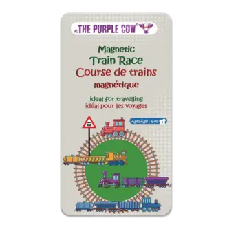 The Purple Cow Course de trains magnétique (Multilingue)