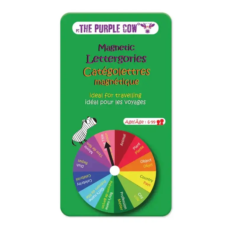 The Purple Cow Catégolettres magnétique (Multilingue)