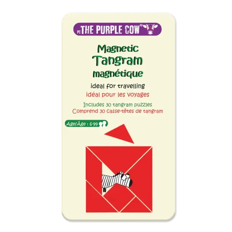 The Purple Cow Tangram magnétique (Multilingual)