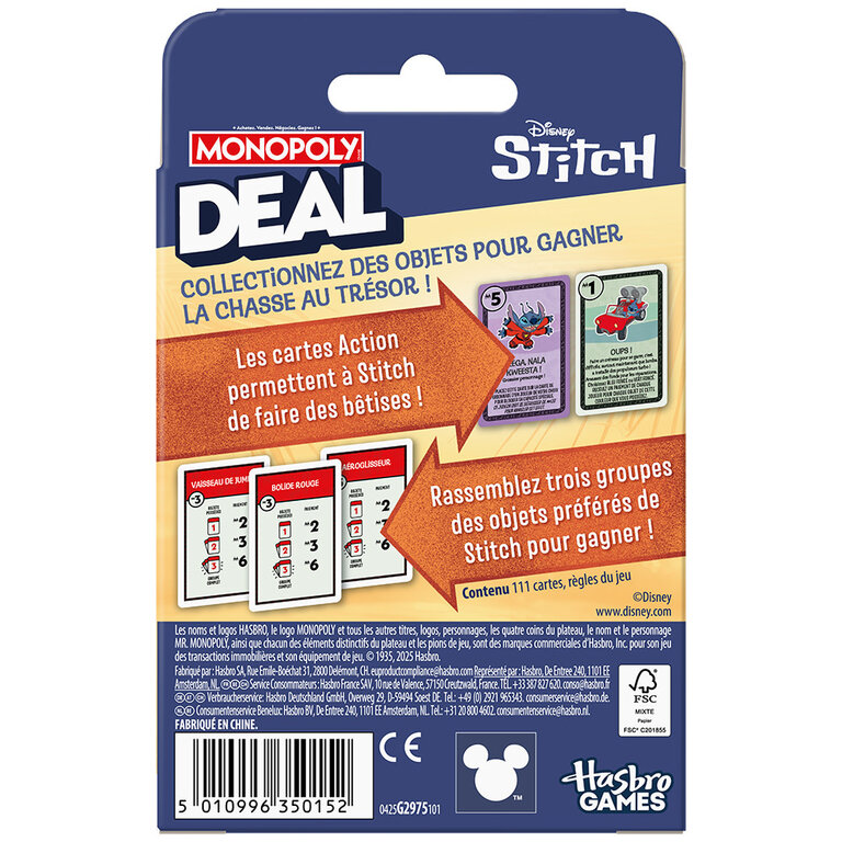 Monopoly Deal - Stitch (French)